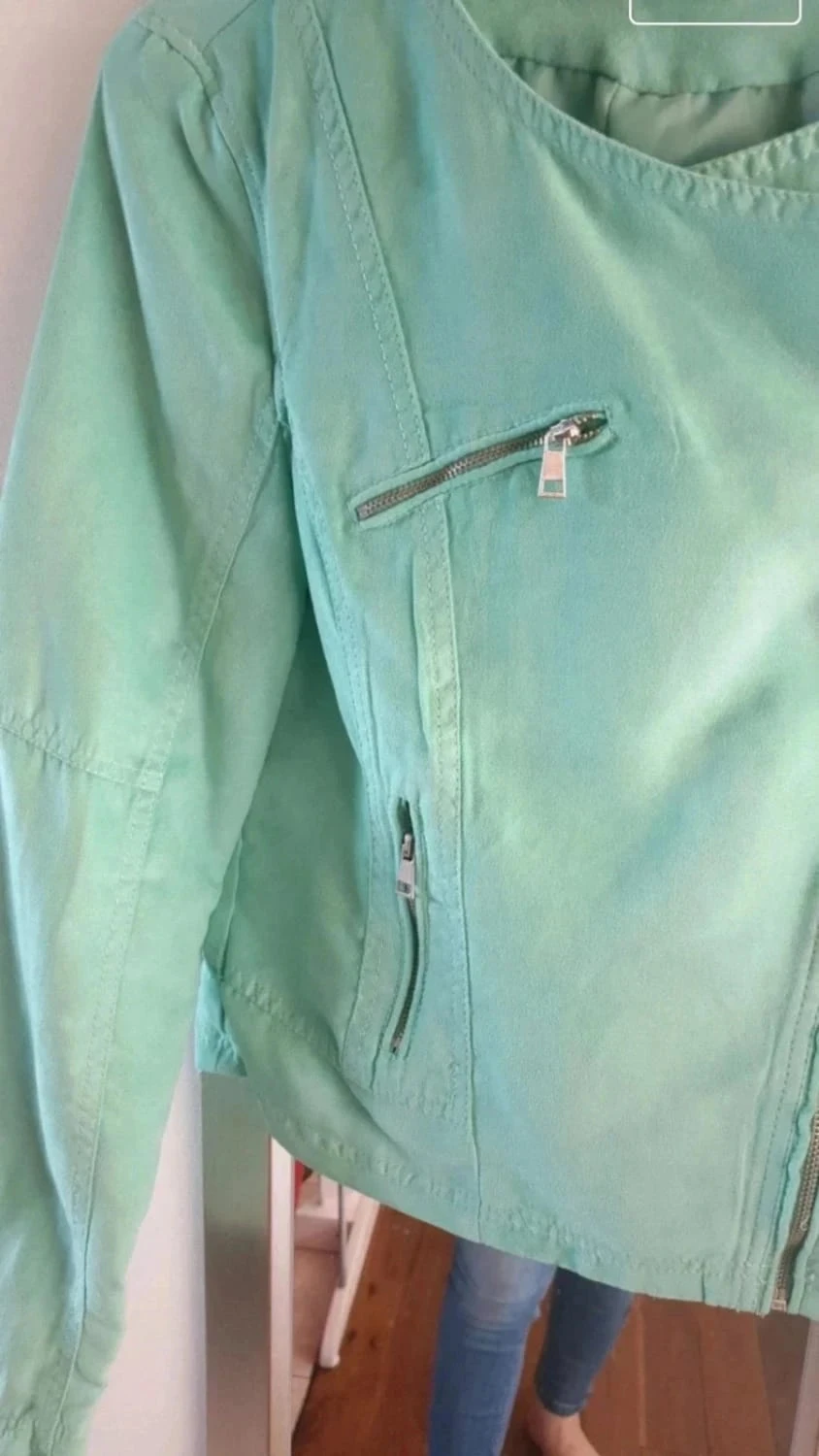 Chaqueta perfecta de gamuza talla M – photo 7
